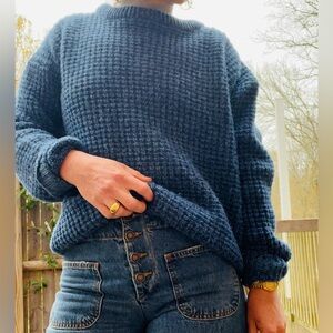 Woolrich Blue Crew Neck Sweater